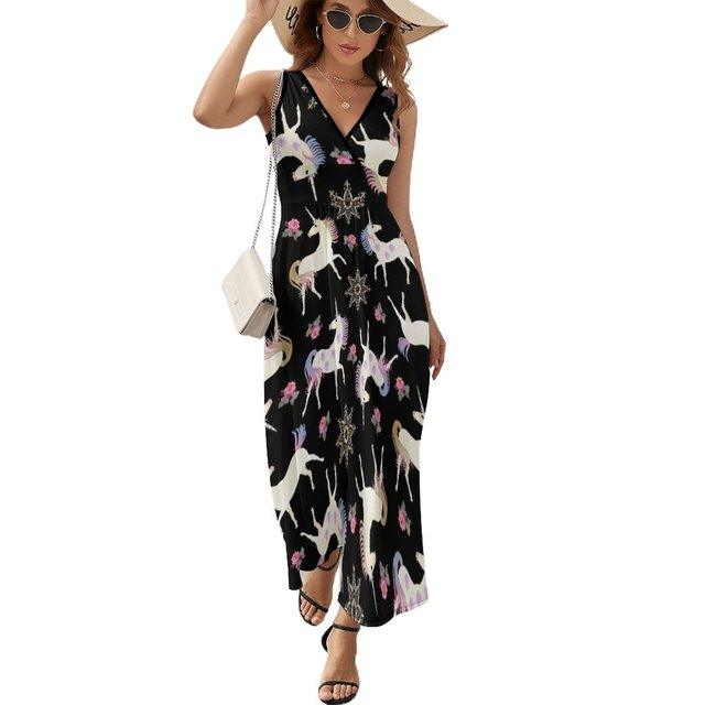 Robe Maxi Licorne Femme - Licorne