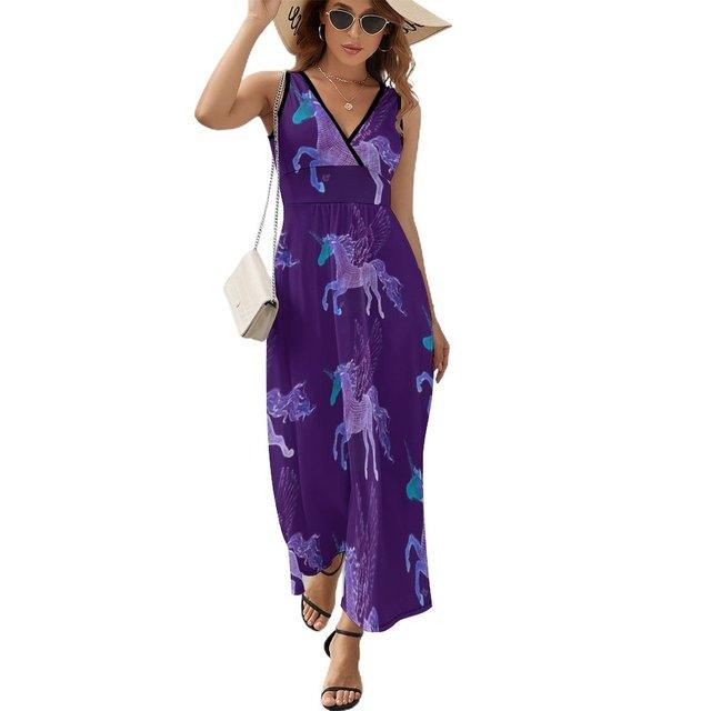 Robe Maxi Licorne Femme - Licorne
