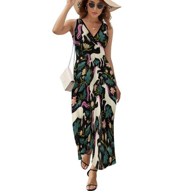 Robe Maxi Licorne Femme - Licorne