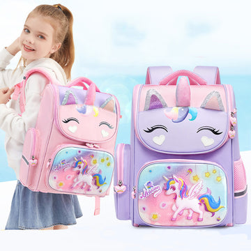 Cartable Licorne avec Corne et Oreilles