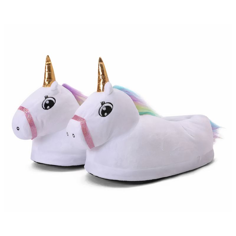Pantoufles Licorne Fourrés