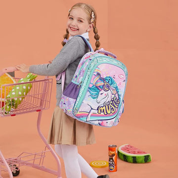Cartable Licorne à Paillettes