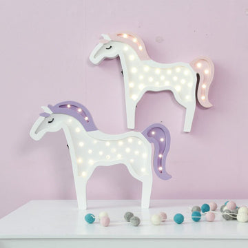 Lampe en forme de licorne