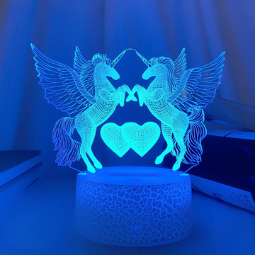 Lampe licorne veilleuse