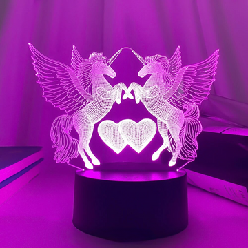Lampe licorne veilleuse