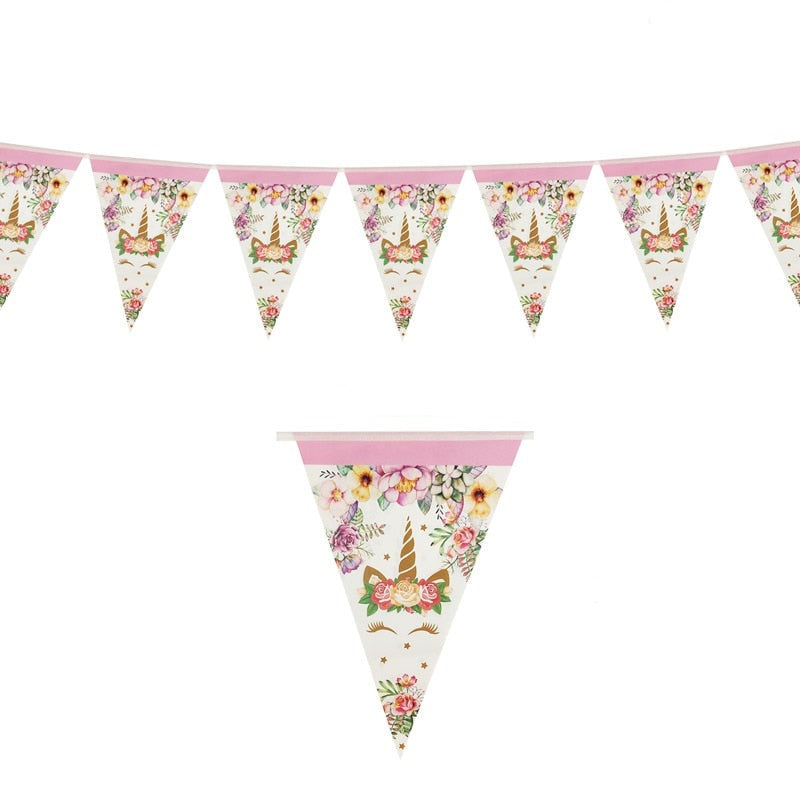 Guirlande fanion licorne