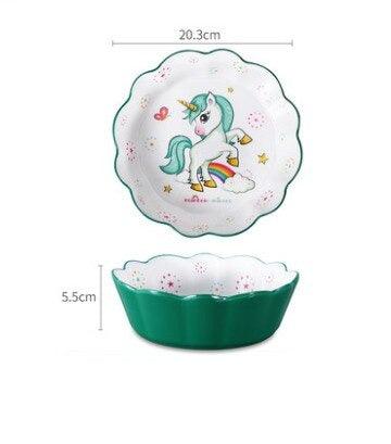 Assiette licorne en mélamine - Licorne