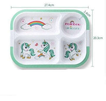 Assiette licorne en mélamine