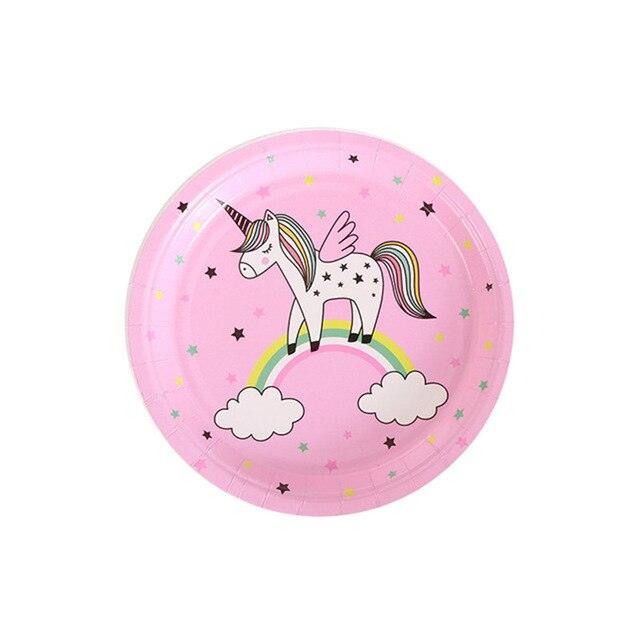 Assiette licorne étoiles - Licorne