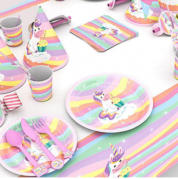 Assiette licorne gourmande