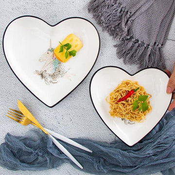 Assiette licorne Saint Valentin