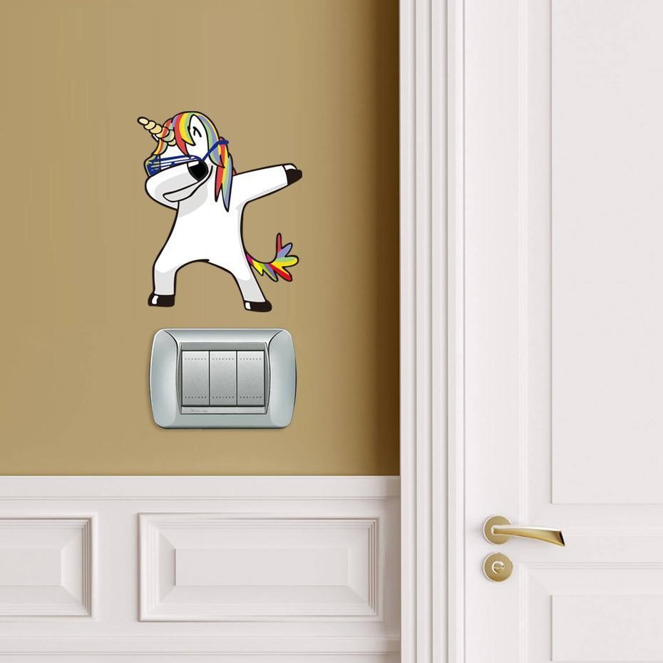 Autocollant Licorne qui Dab - Une Licorne