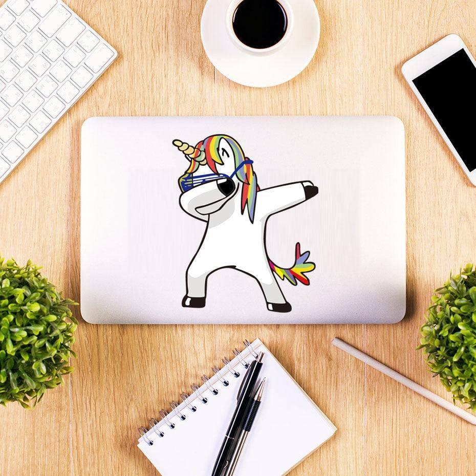 Autocollant Licorne qui Dab - Une Licorne