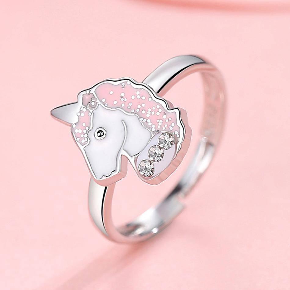 Bague Licorne Argent Fillette - Une Licorne