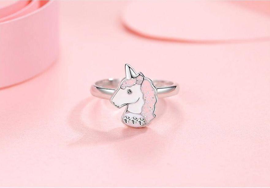 Bague Licorne Argent Fillette - Une Licorne