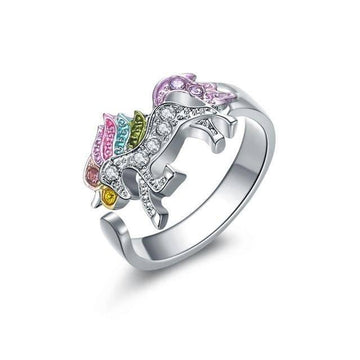 Bague Licorne avec Pierres
