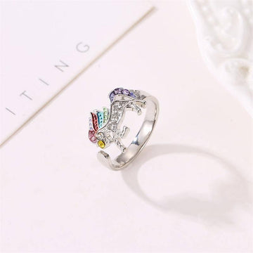 Bague Licorne avec Pierres