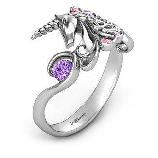 Bague Licorne Bleue
