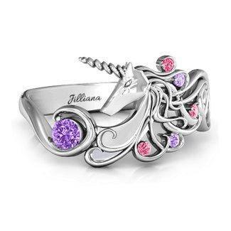 Bague Licorne Bleue