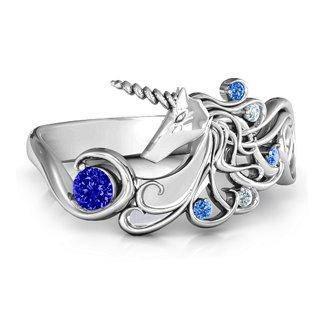 Bague Licorne Bleue - Une Licorne