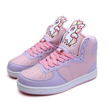 Baskets licorne femme