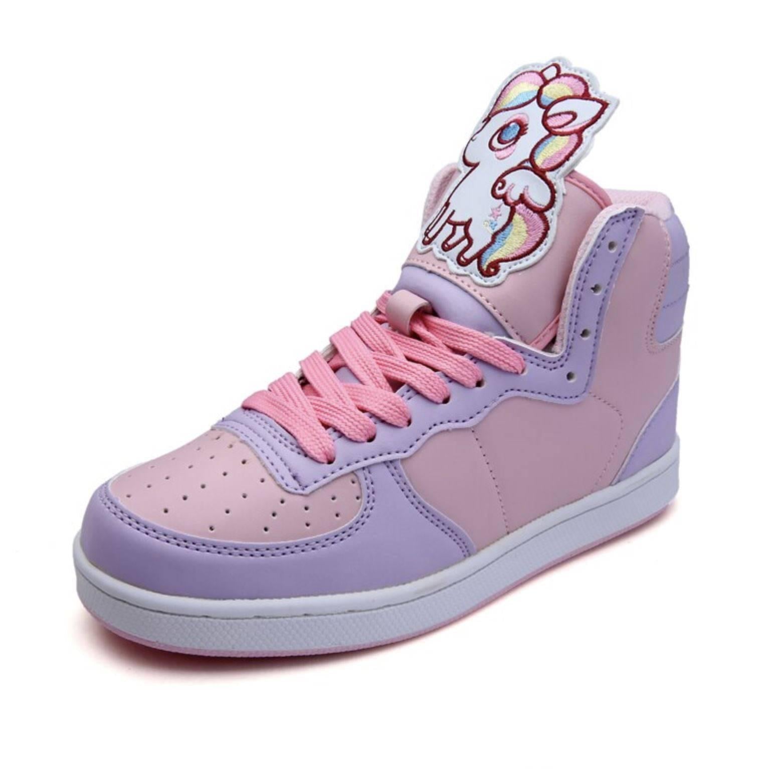 Baskets Licorne Femme Roses - Une Licorne