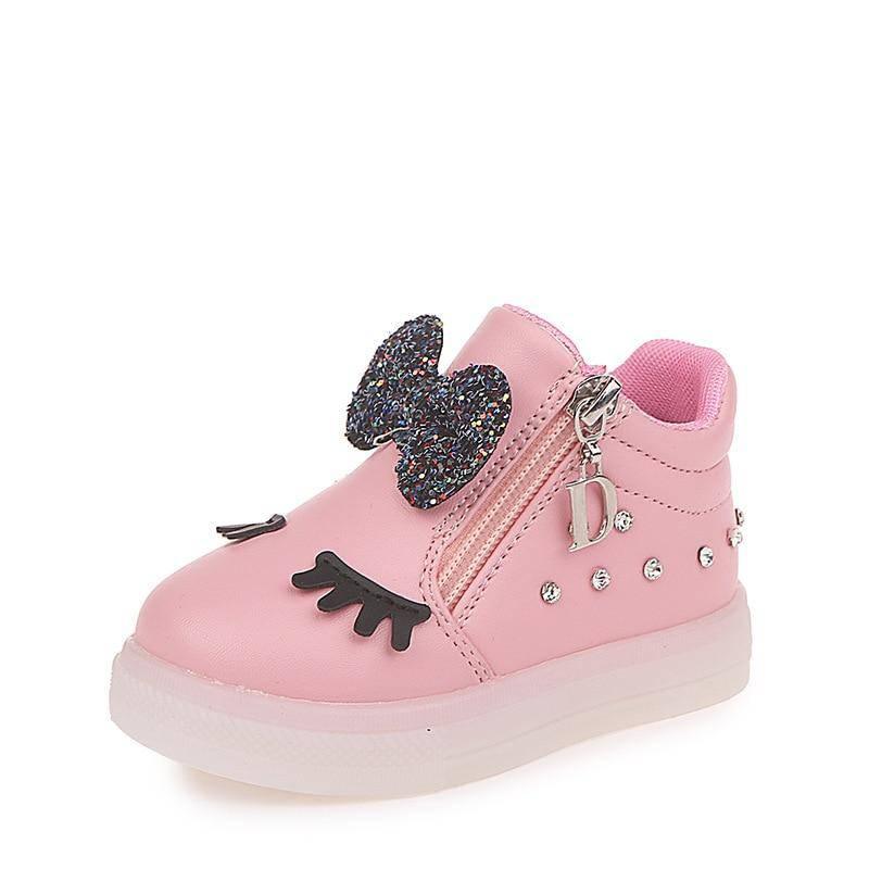Baskets Licorne Lumineuses Enfants - Une Licorne