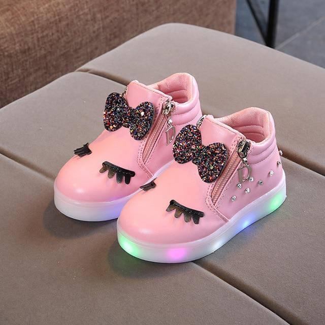 Baskets Licorne Lumineuses Enfants - Une Licorne