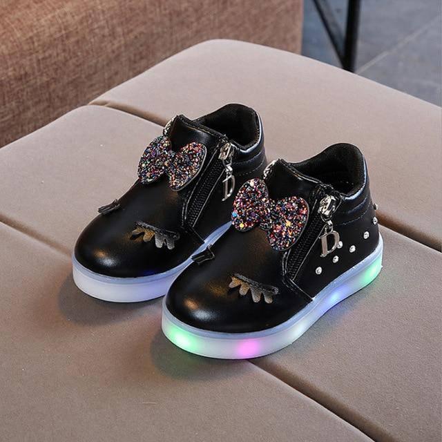 Baskets Licorne Lumineuses Enfants - Une Licorne