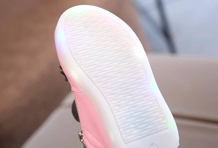 Baskets Licorne Lumineuses Enfants - Une Licorne