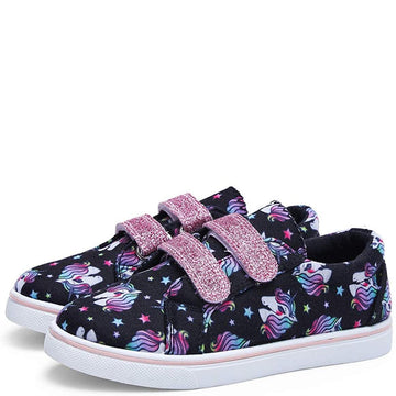 Baskets paillettes licorne