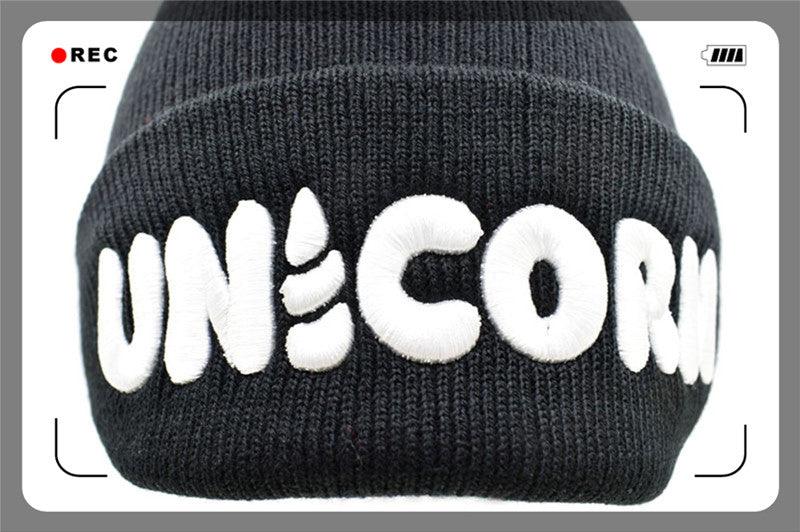 Bonnet Hip-Hop Imprimé Licorne Graffiti - Licorne