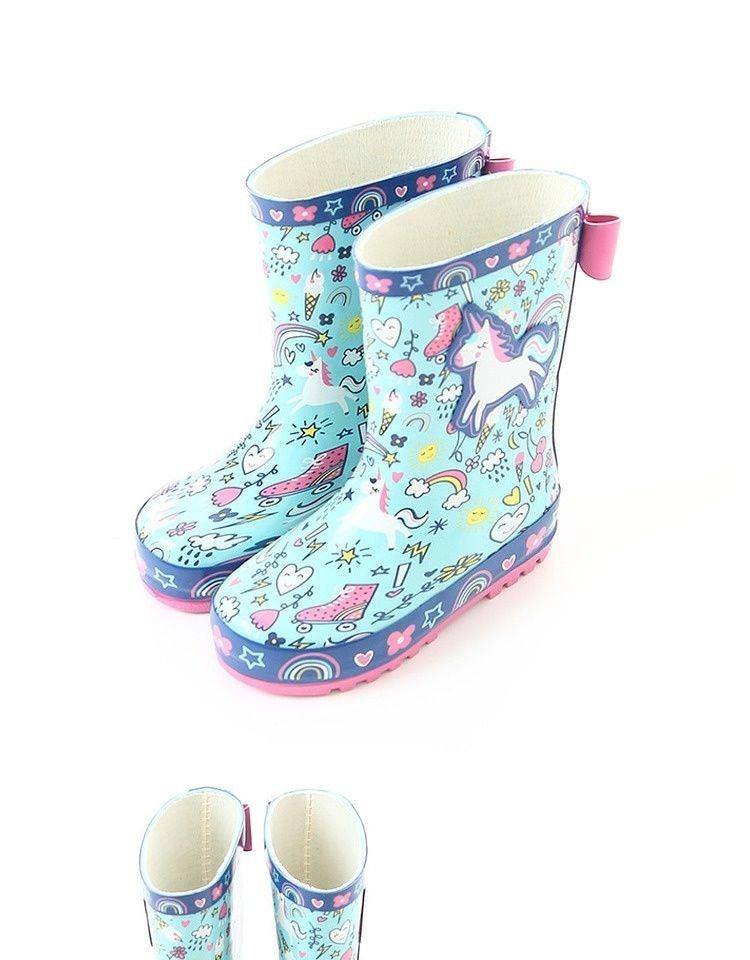 Bottes de pluie licorne avec noeud - Licorne