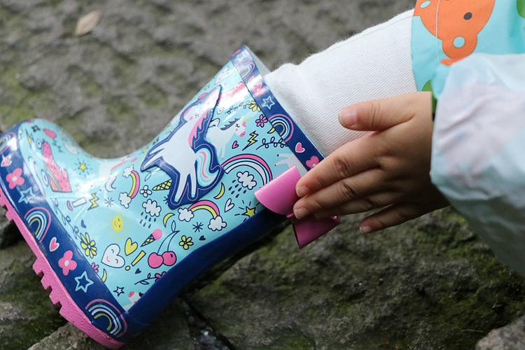 Bottes de pluie licorne avec noeud - Licorne
