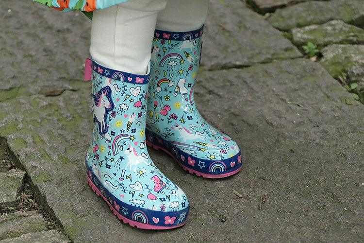 Bottes de pluie licorne avec noeud - Licorne