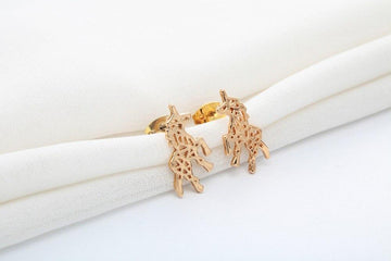 Boucle d'Oreille Licorne Dorées