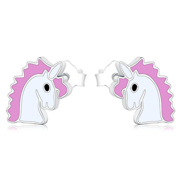 Boucle d'Oreilles Licorne Femme