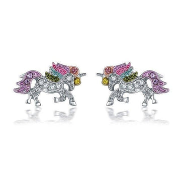 Boucles d'Oreilles en Formes de Licornes