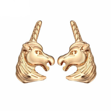 Boucles d'Oreilles Licorne 3D