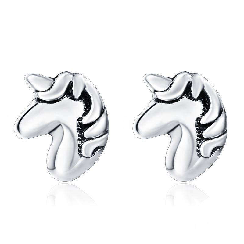 Boucles d'Oreilles Licorne Emoji - Une Licorne
