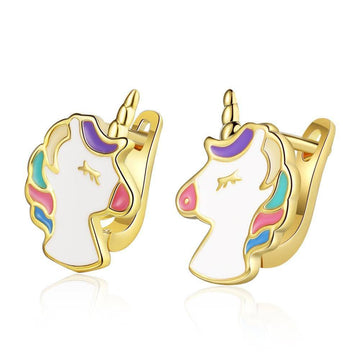 Boucles d'Oreilles Licorne Fantaisie