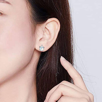 Boucles d'Oreilles Licorne Or