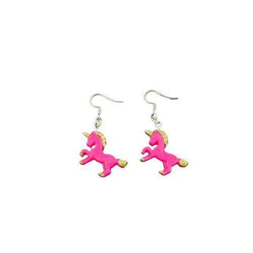 Boucles d'Oreilles Licorne<br> 3D Résine