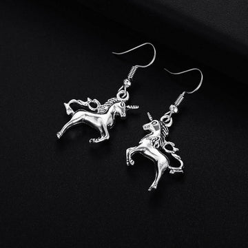 Boucles d'Oreilles Licorne Royale