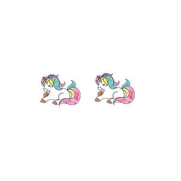 Boucles d'Oreilles Licorne<br> Allongée
