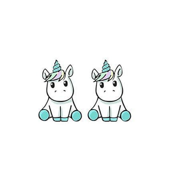 Boucles d'Oreilles Licorne Assise