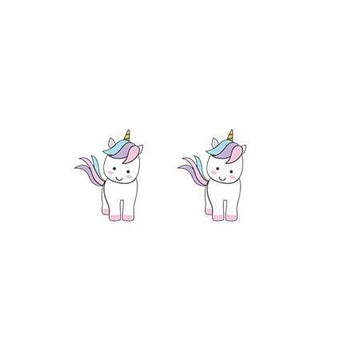 Boucles d'Oreilles Licorne Motif Mignon
