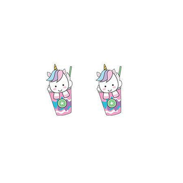 Boucles d'Oreilles Licorne<br> Boisson