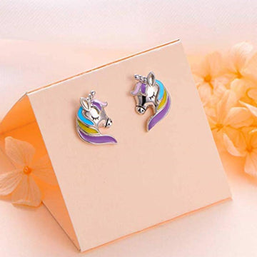 Boucles d'Oreilles Licorne Dormeuse