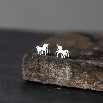 Boucles d'Oreilles Licorne clou d'oreille